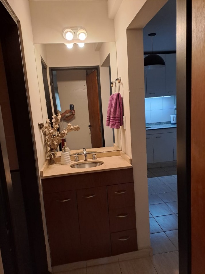 En venta hermoso y amplio departamento 1 dormitorio pleno centro 