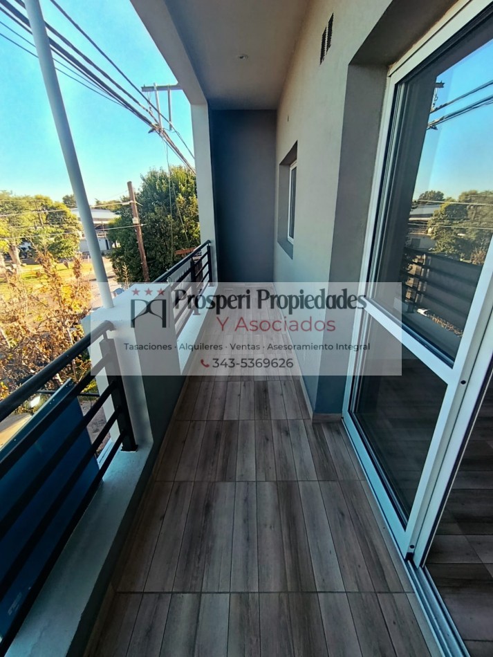Se alquila excelente departamento a estrenar 2 dormitorios con cochera impecable