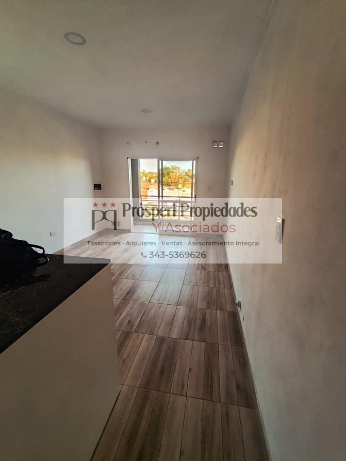 Se alquila hermoso departamento de un dormitorio con cochera a estrenar 