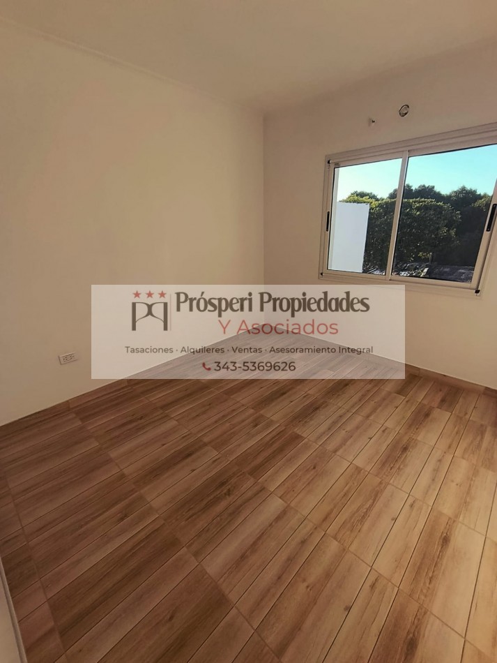 Se alquila excelente departamento a estrenar 2 dormitorios con cochera impecable