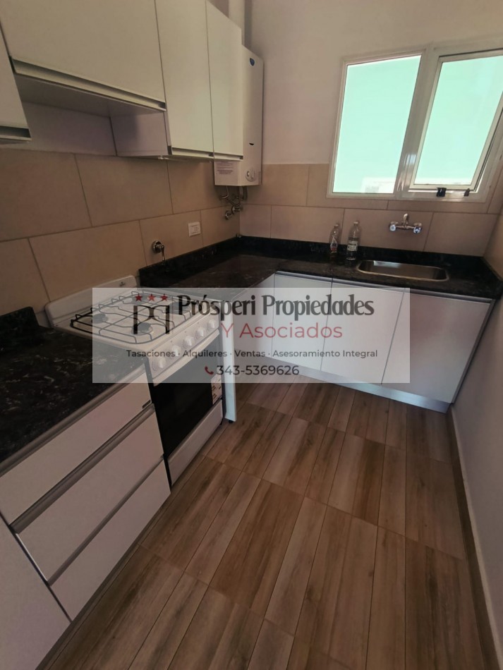Se alquila excelente departamento a estrenar 2 dormitorios con cochera impecable