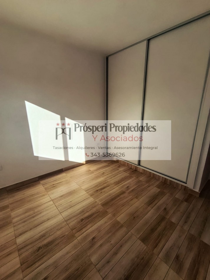 Se alquila hermoso departamento de un dormitorio con cochera a estrenar 