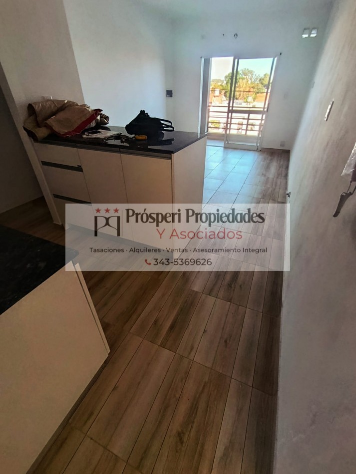 Se alquila hermoso departamento de un dormitorio con cochera a estrenar 