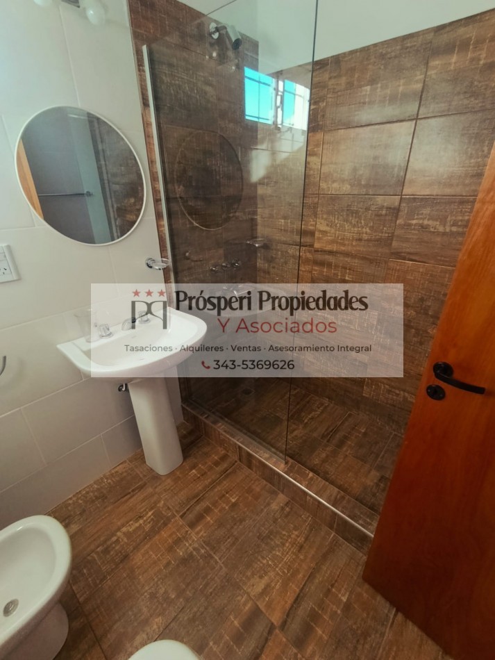 Se alquila excelente departamento a estrenar 2 dormitorios con cochera impecable