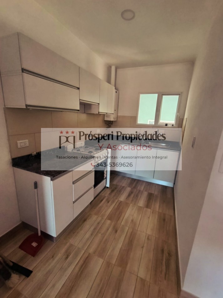 Se alquila excelente departamento a estrenar 2 dormitorios con cochera impecable