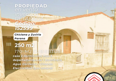 Ideal renta se vende casa mas 3 departamentos 